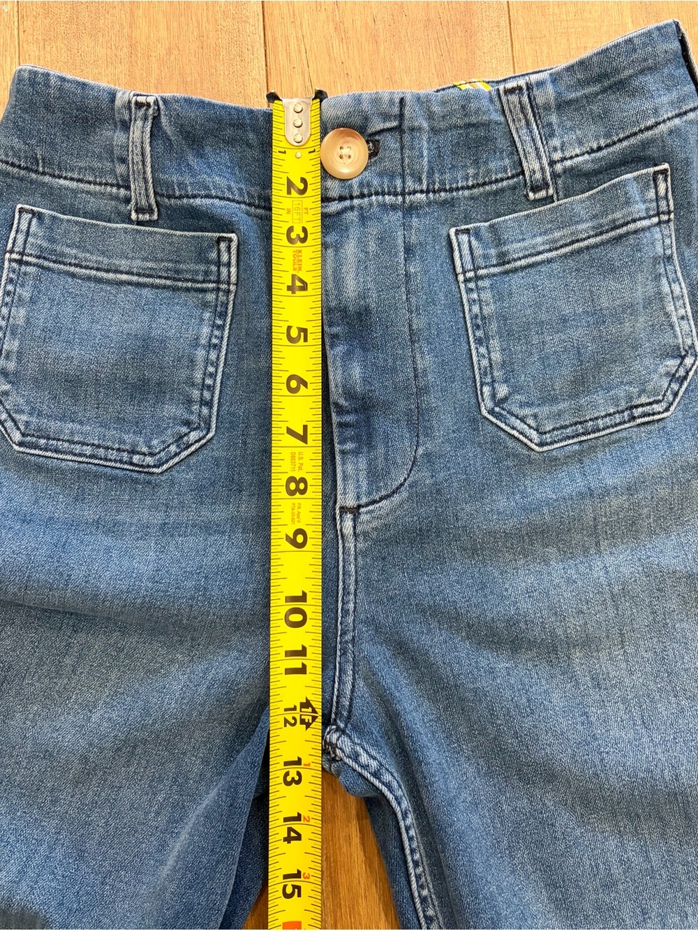 Anthropologie Colette high rise cropped relaxed wide-leg denim jeans - Picture 5 of 7